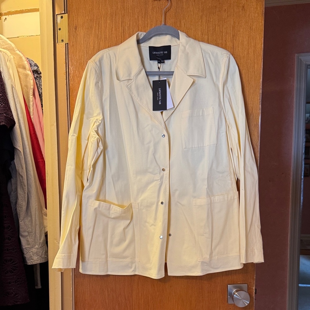 Lafayette 148 New York Light Yellow Blazer